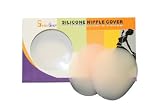 Reusable Super Thin Smooth Body Contour 100% Silicone Waterproof Nipple Cover Pasties Non-Adhesive (Adheres with Body Heat)