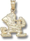 Notre Dame 10KT Leprechaun 1/2 Pendant