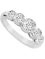 Diamond Ring 14K White Gold - 1.10 CT Diamonds
