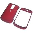 Red RUBBER FEEL Snap-On Cover Hard Case Cell Phone Protector for Motion Blackberry Bold 9000
