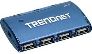 TRENDNET TU2-700 7PORT USB 2.0 HUB HIGH SPEED 480MB PP PC MAC LINIX