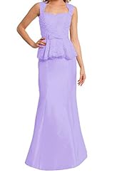 Plus Size Open-Back Lace Satin Sleeveless Floor Length Sweetheart Mother-of-the-Bride Dress/Wedding Dress  With a Ribbon 