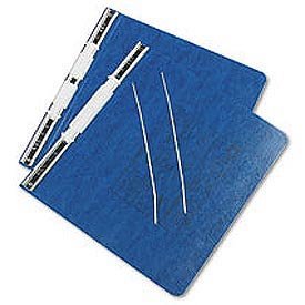 Pressboard Hanging Data Binder For 9-1/2 X 11 Unburst Sheets, Dark Blue