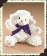 Fleecia 8" Lamb w/ Purple Bow