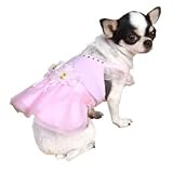 Pink Party Dog Dress  Fiona  PFPP  Size Medium