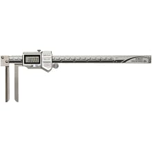 Mitutoyo ABSOLUTE 573-742 Digital Caliper, Stainless Steel, Battery Powered, Inch/Metric, Knife Edge, Long Jaw, 0-8" Range, +/-0.002" Accuracy, 0.0005" Resolution, Meets IP67 Specifications
