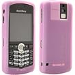 BlackBerry Magenta Rubber Skin Case For Pearl 8100