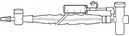 Trach Care Wet Pak With Clear T Piece, 14fr 4.6mm Wetpak 30.5cml Closed Nacl, 1 ea