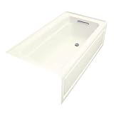 KOHLER K-1122-GRA-0 Archer BubbleMassage 5-Foot bath, White