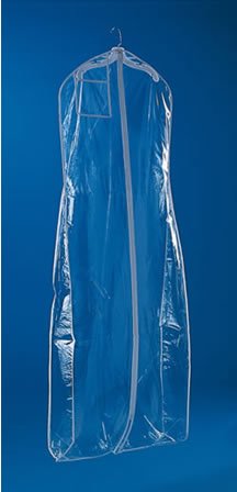 wedding dress vinyl bags
