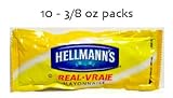 10 pack - Hellmann's REAL-Vraine Mayonnaise, 3/8 oz packets