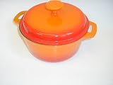 Review   / Orange cast iron casserole 18cm