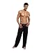Mens BLACK Silk Knit Lounge Pants w/Branded Elastic