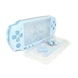 BLUE FRONT+BACK FACEPLATE&BUTTONS for PSP 2000