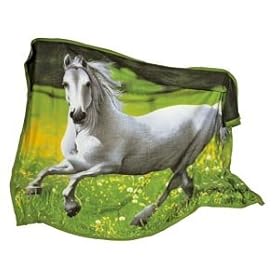 Horse fleece blanket