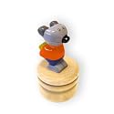 Le Coin des Enfants - Bo&icirc;te &agrave; dents de lait - Souris orange