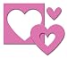 Paper Shapers Medium Punch - Double Heart Image