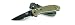 Benchmade Griptilian Folding Knife Benchmade Kote 1 - Black Corrosion Resistant Finish Combo Mod Drop Point/Dual Thumb Stud Axis Lock/Pocket Clip 3.45