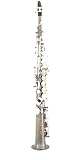 LA Sax BIG LIP Soprano Saxophone in Black Nickel Finish