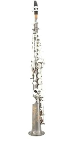La Sax Big Lip Soprano Saxophone In The Black Nickel Finish