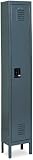 Edsal CQA5051GY Quick-Assemble Single-Tier Locker, 12 x 18 x 78, Gray