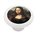 Mona Lisa by Da Vinci Decorative High Gloss Ceramic Drawer Knob