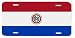 Paraguay Paraguayan Flag Vanity Auto License Plate