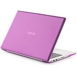 iPearl mCover Hard Shell Case for 14-inch ASUS VivoBook S400CA series TouchScreen UltraBook laptop(14" S400CA) - PURPLE