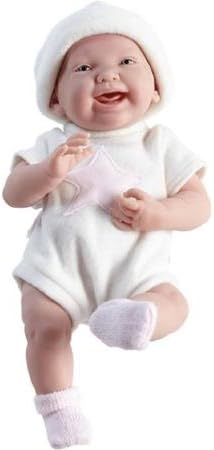 JC Toys La Newborn 15" Real Girl Doll, Pink Star