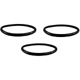 Sanitaire Upright Round Vacuum Cleaner Belt, designed to fit all Sanitaire Uprights where the belt rides in the center of the brushroll, 3 belts in pack