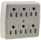 PPP 16110t 6-Outlet Tap with Surge Protector