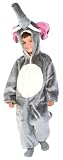 Cesar - L607-003 - Costumes - Eléphant Peluche Cintre - 3/5 ans