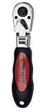 KR Tools 40215 Pro Series 1/4-Inch by 3/8-Inch Flex Stubby Ratchet