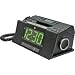 GE 29298FE1 Corded Bedroom Phone with CID/Radio/Alarm Clock (Black)