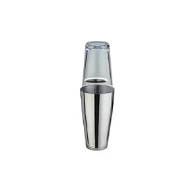 Paderno World Cuisine 16-7 8-Ounce Boston Cocktail Shaker with Glass by Paderno World Cuisine