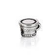 Bling Jewelry Coffee Cup 925 Sterling Silver Charm Bead Troll Chamilia Pandora Charm Compatible On Sale