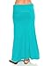 Young Aloud FOLD Down Waist Long Maxi Skirt