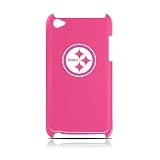 NFL Pittsburgh Steelers Varsity Jacket Hardshell Case for iPod Touch 4G, Pink, 4.4x2.4-Inch