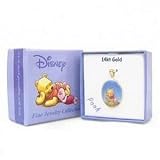 14K Gold Walt Disney Childrens Winnie the Pooh Porcelain Charm