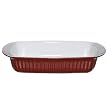 Bialetti 3-qt. Rectangular Ceramic Baker - Red