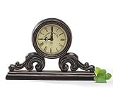 Product details for Shelf Clock with European Flare Roman Numerals