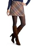 Gap Womens Plaid Bias Wool Mini Skirt
