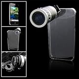 Buy 6x Optical Zoom Lens Telescope Camera W Crystal Back Case for Iphone 4 4g