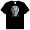 Star Trek BALOK HEAD Alien Classic Adult Black T-shirt, Small