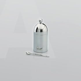 Conico Sugar bowl with spoon by Alessi