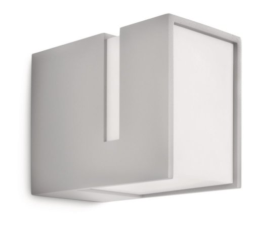 détail Philips 169368716 Acres Lanterne Murale Eclairage de Mur 1 x 20 W E27 230 V Gris