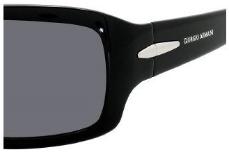 GIORGIO ARMANI SUNGLASSES GA SHINY BLACK