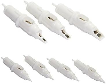 PInzanF 10PCS 7RL Disposable Hawk Style Ivory Tattoo and Permanent Makeup Needles