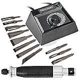 Foredom No. 50 Chisel (Reciprocating) Handpiece - Plus 11 Chisels and an EMX Seed Control (For TX & LX Series)