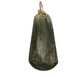Seraphinite Pendant 01 Stone Green Serafina Faceted Gold Healing Crystal 2